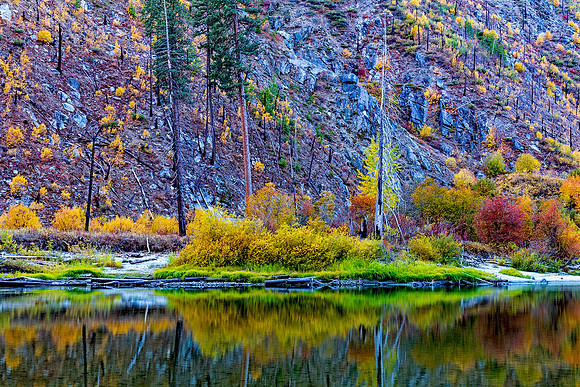 Tumwater Canyon in the fall