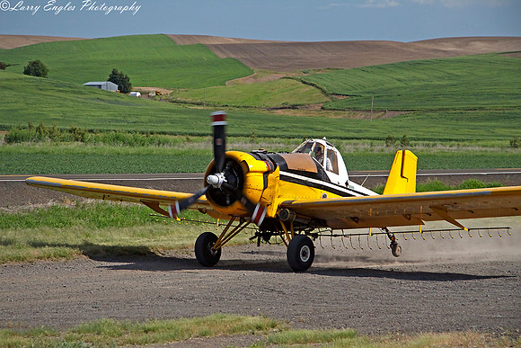 Crop Duster on takeoff.